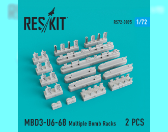 MBD3-U6-68 Multiple BoMERCEDES-BENZ Racks (Su-17, Su-24, Su-30, Su-34, Su-35) (2 pcs)