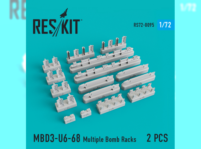 MBD3-U6-68 Multiple BoMERCEDES-BENZ Racks (Su-17, Su-24, Su-30, Su-34, Su-35) (2 pcs)