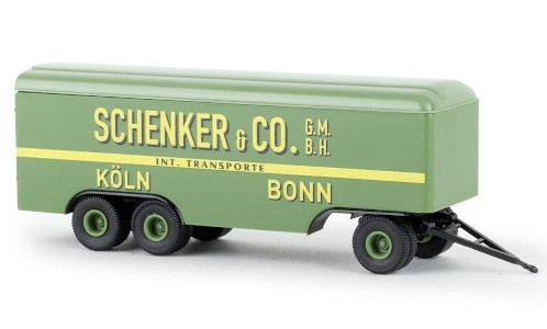 Anhänger 3achs Koffer Schenker