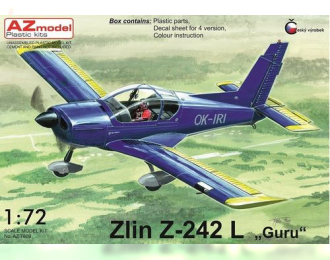 Сборная модель Самолет Zlin Z-242L "Guru"