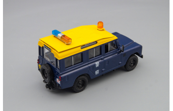 LAND ROVER 110 long, Полицейские Машины Мира 9, синий