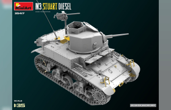 Сборная модель M3 Stuart Diesel Military 1945