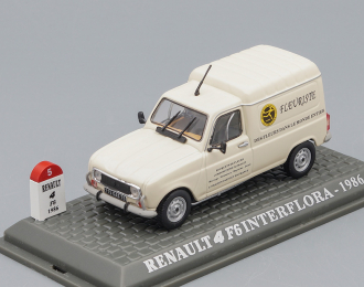 RENAULT 4 F6 Interflora 1986, beige