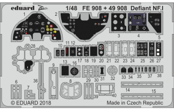 Полный набор фототравления для Defiant NF. I