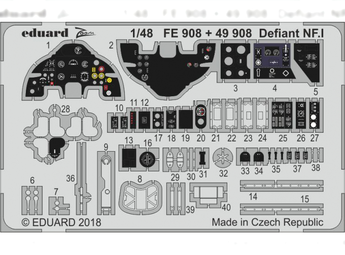 Фототравление для модели Defiant NF. I