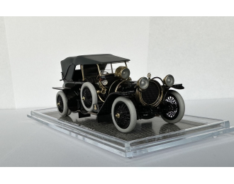 Delaunay-Belleville 45/50CV Kellner дубль-фаэтон 1913 год. (тент поднят), черный