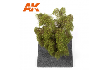 WEEPING WILLOW SUMMER TREE 1/72  (H0 / 1:72 /1:48)