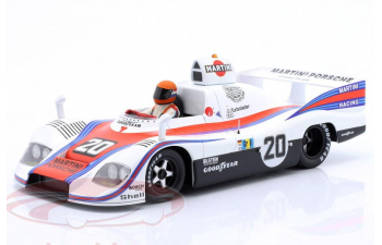 Фигурка сидящего гонщика в оранжевом шлеме (1976)