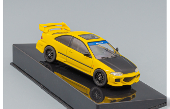 HONDA Civic EJ1 Coupe (1995), yellow / flat black