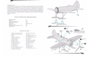 Сборная модель Поликарпов ЦКБ-12бис
