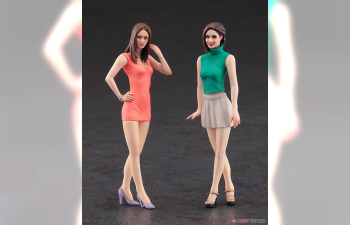 Сборная модель Набор фигур FASHION MODEL GIRLS FIGURE (2 фигуры)