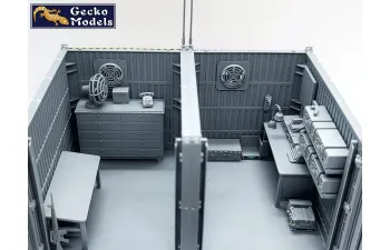 Сборная модель US Military Base Temporary Command Station Vietnam War Era