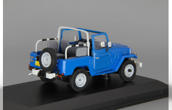 TOYOTA Land Cruiser BJ40 (1980), royal blue with white top