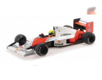 McLAREN F1 Mp4/5b Honda V10 Team Marlboro №27 World Champion Season (1990) Ayrton Senna, Red White