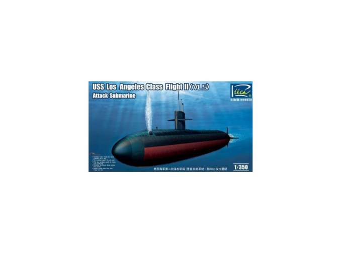 Сборная модель USS Los Angeles Class Flight II (VLS) Attack submarine