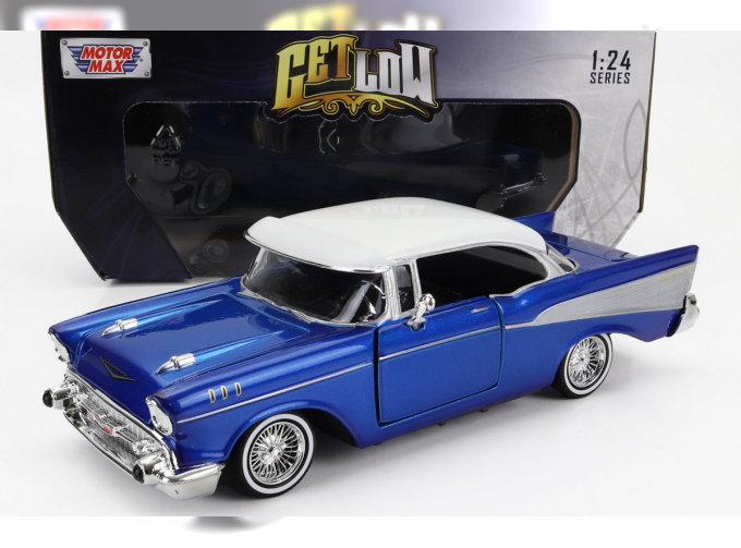 CHEVROLET BEL AIR WITH VISOR (1957), BLUE SILVER