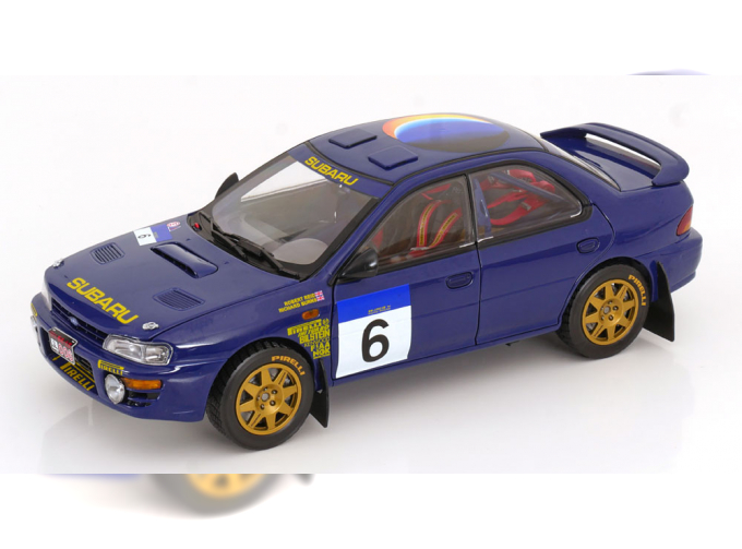 SUBARU IMPREZA 555 №6 2nd RALLY HONG KONG BEIJIJNG (1994) R.BURNS - R.REID, BLUE