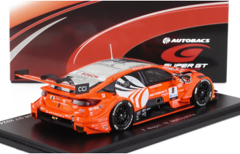 HONDA Civic Type-r Gt Team Arta Racing №8 Gt500 Class Super Gt (2024) Tomoki Nojiri - Nobuharu Matsushita, Orange White