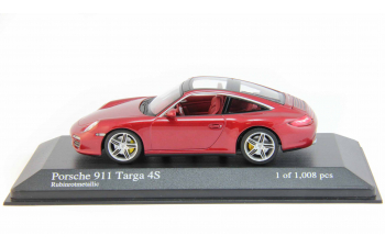 PORSCHE 911 Targa 4S (2008), red metallic