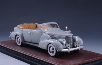 CADILLAC V16 Series 90 Fleetwood Sedan Convertible (открытый) 1938 Grey