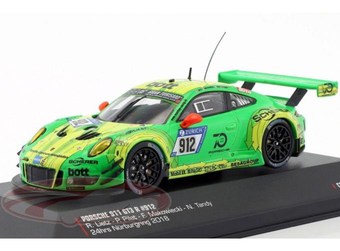 PORSCHE 911 (991) GT3 R №912 24h Nuerburgring Richard Lietz, Patrick Pilet, Fred Makowiecki, Nick Tandy (2018)