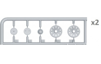 Сборная модель Аксессуары T-34 WHEELS SET 1943-44 series