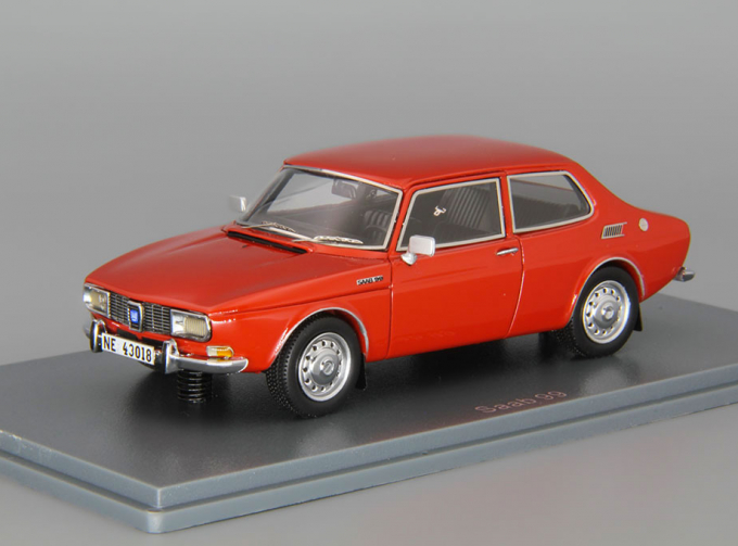 SAAB 99 Saloon (1971), red