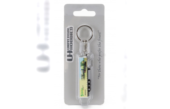 TRAILER Portachiavi - Keyring Rimorchio Telonato Krone Big-pack For Truck - Cm. 5.8, Yellow Green