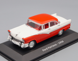 FORD Fairlane 1956, red / beige