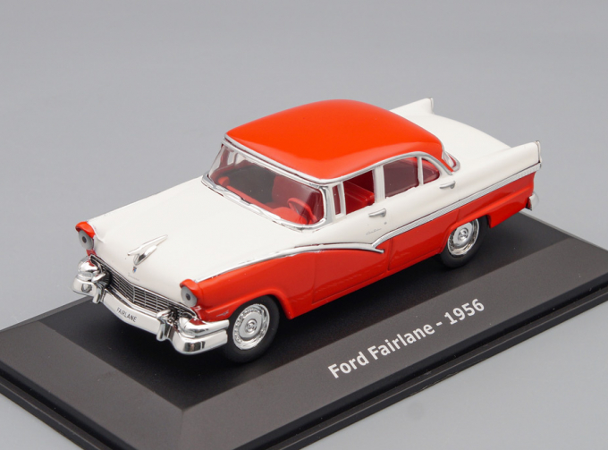 FORD Fairlane 1956, red / beige