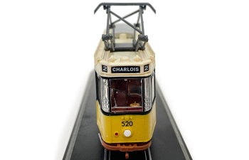 Трамваи. Ret Serie 471–570 (Роттердам, Нидерланды, 1931), желтый