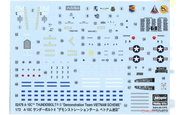 Сборная модель Штурмовик A-10C Thunderbolt II "Демонстрационный командный камуфляж во Вьетнаме" (Limited Edition)