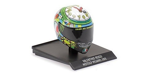 HELMET - VALENTINO ROSSI - MOTOGP MISANO 2010 'CLOCK ARTWORK'