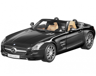 MERCEDES-BENZ SLS AMG Roadster R197 (2011), black obsidian