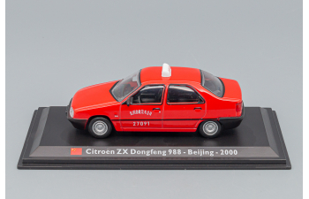 CITROEN Zx Berlina Taxi Dongfeng 988 Beijing 2000, Red