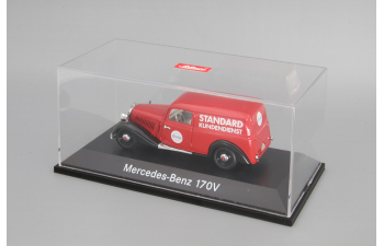 MERCEDES-BENZ 170V Kastenwagen "Standard Kundendienst", red