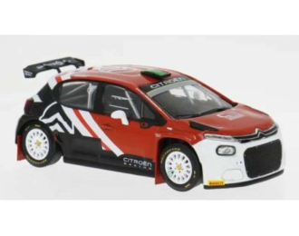 CITROEN C3 Rally2 WRC L.Stroll/N.Pinto, Rally Fafe Test (2025), black/red/white 