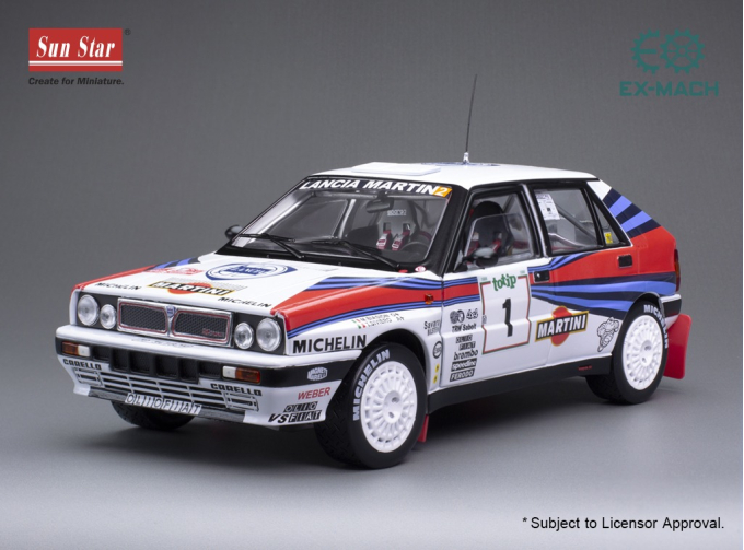 LANCIA Delta HF Integrale 16V #1 Winner Rallye Sanremo M.Biasion/T.Siviero (1988)