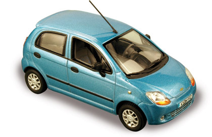 CHEVROLET Matiz (2005), bleu clair 