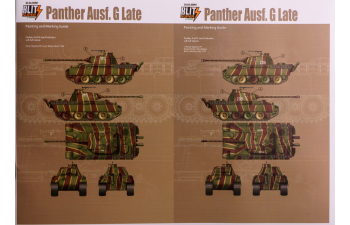 Сборная модель немецкий танк Panther Ausf.G, поздний SuperBlitz