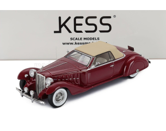 PACKARD BAYLIFF Roadster Closed (1949), bordeaux/beige