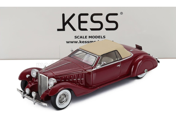 PACKARD BAYLIFF Roadster Closed (1949), bordeaux/beige