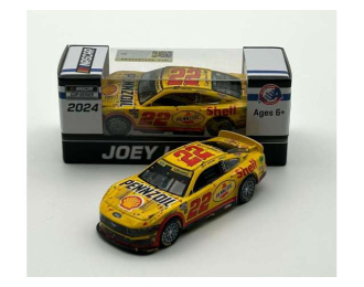 Ford Mustang #22 Joey Logano *Shell-Pennzoil*, yellow/red 2024