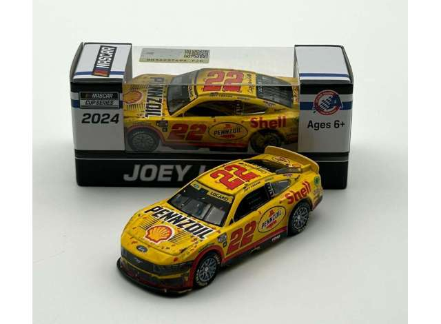 Ford Mustang #22 Joey Logano *Shell-Pennzoil*, yellow/red 2024