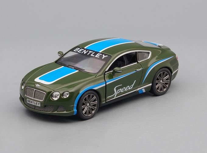 BENTLEY Continental GT Speed (2012), green / blue