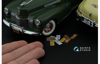 3D Декаль Автомобильные номера США, юго-западные штаты, 1940-1950 (для всех моделей) (на метал. основании)