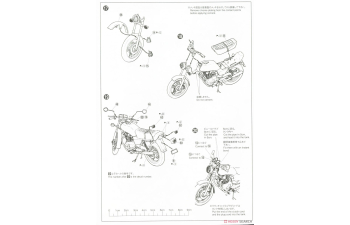 Сборная модель Honda Hawk-II CB400N (1978)