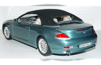 BMW 6er Cabrio E64 (2004), atlantik blau met.