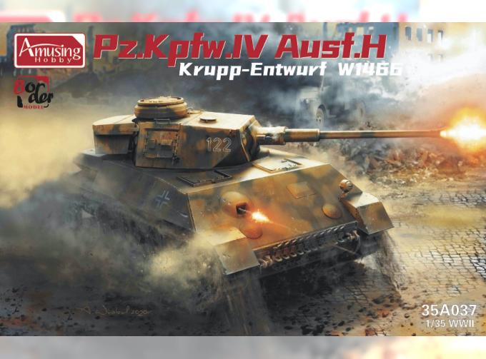 Немецкий танк Panzer IV Ausf.H Krupp Entwurf W1466