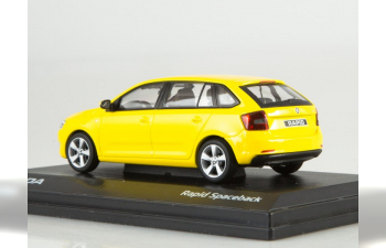 SKODA Rapid Spaceback (2014), yellow